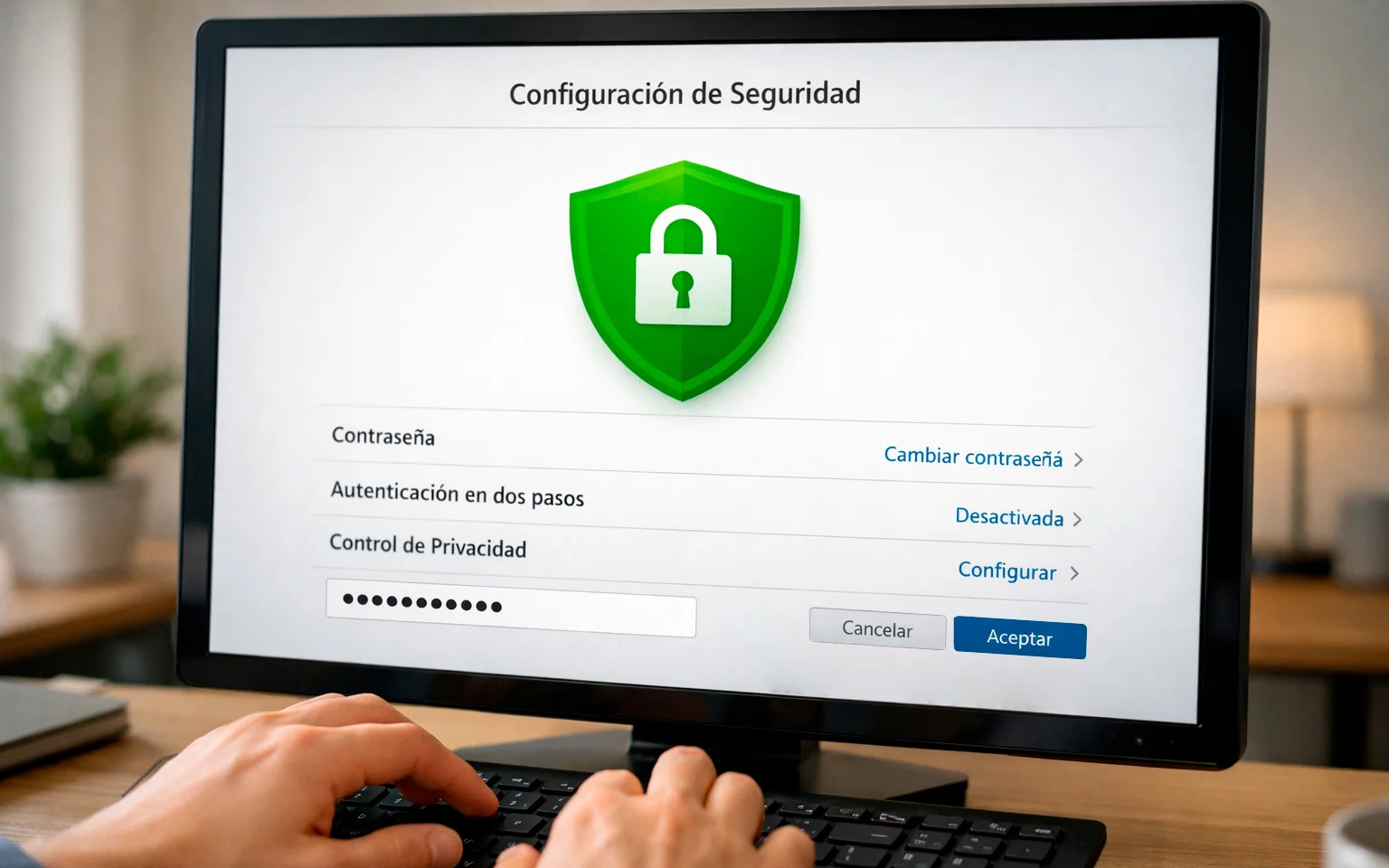 Escudo de protección digital sobre datos de usuario